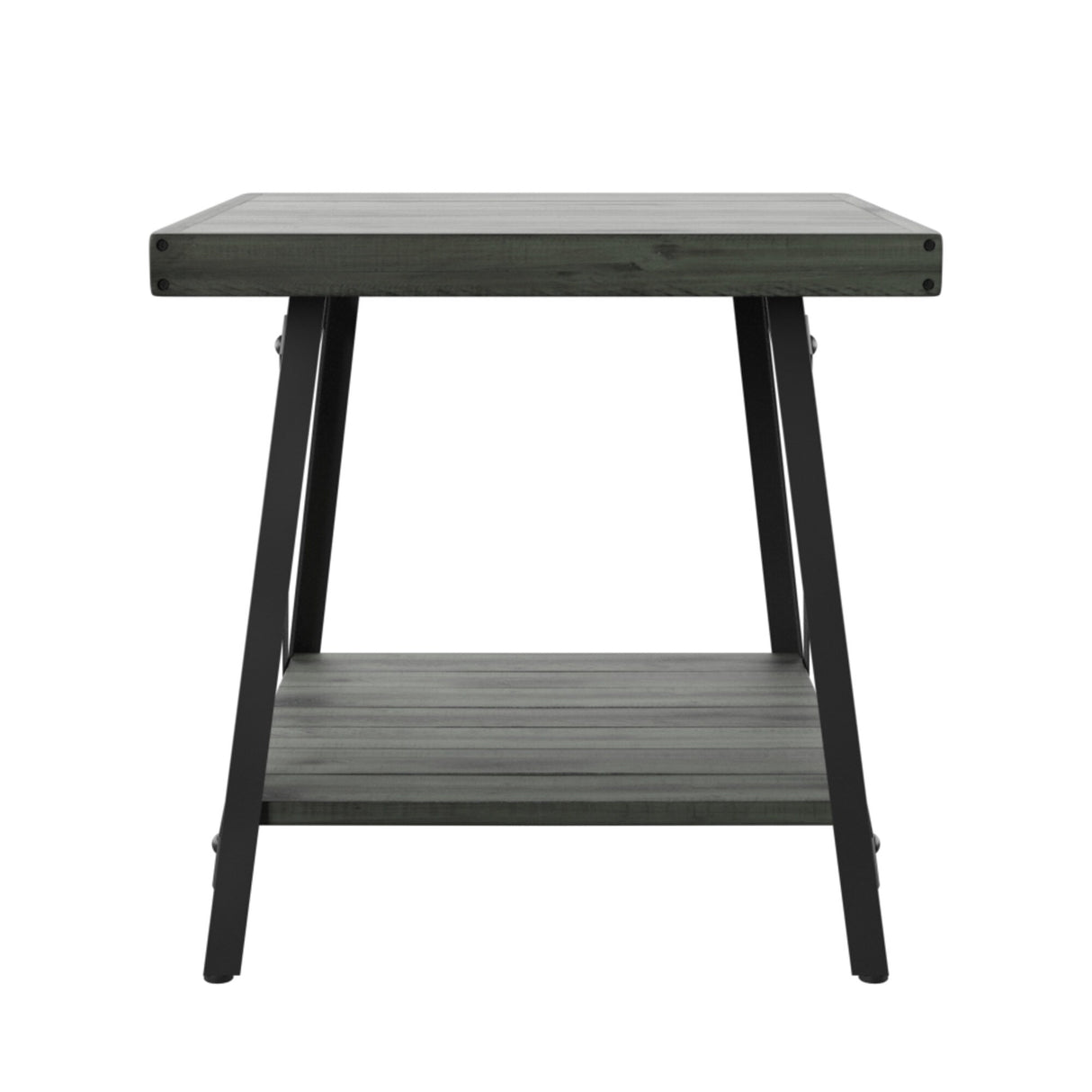 Carbon Loft Oliver Modern Rustic Wood End Table