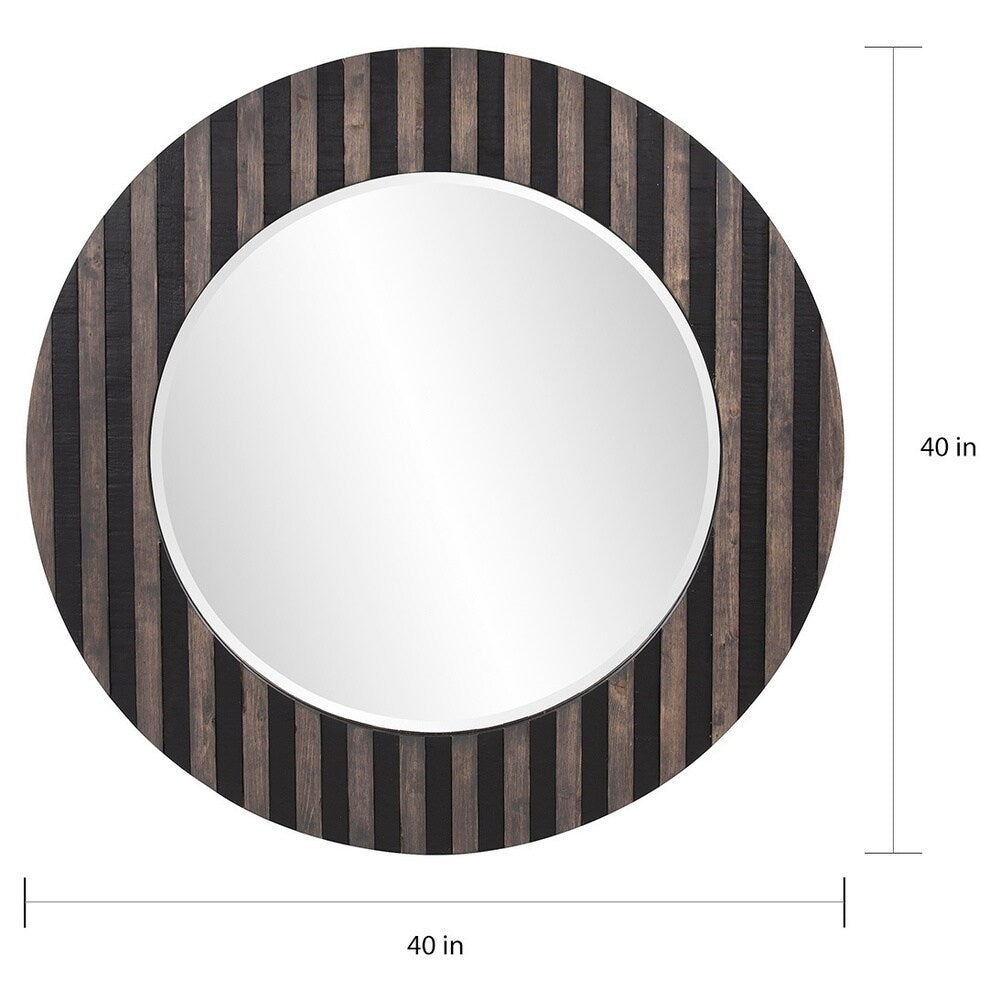 Carbon Loft Rombolt Round Mirror