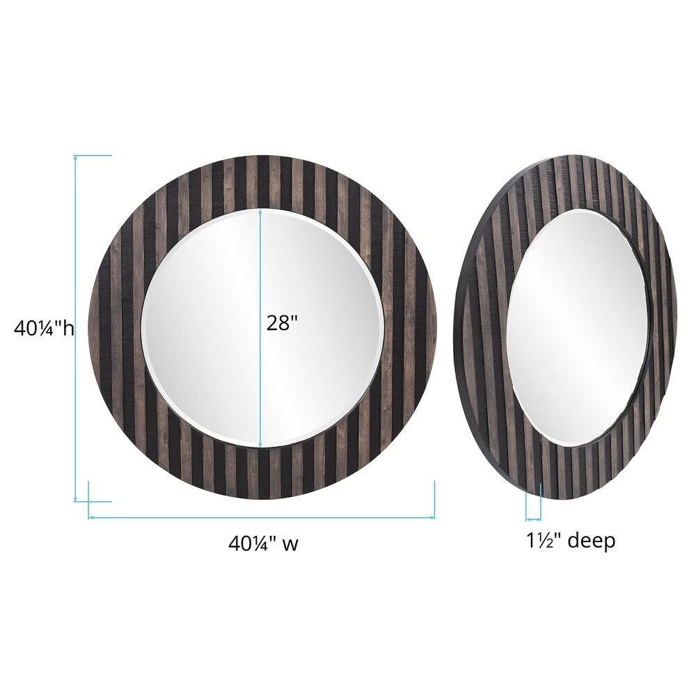 Carbon Loft Rombolt Round Mirror