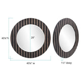 Carbon Loft Rombolt Round Mirror