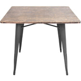 Carbon Loft Samira 36" Industrial Farmhouse Dining Table
