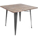 Carbon Loft Samira 36" Industrial Farmhouse Dining Table