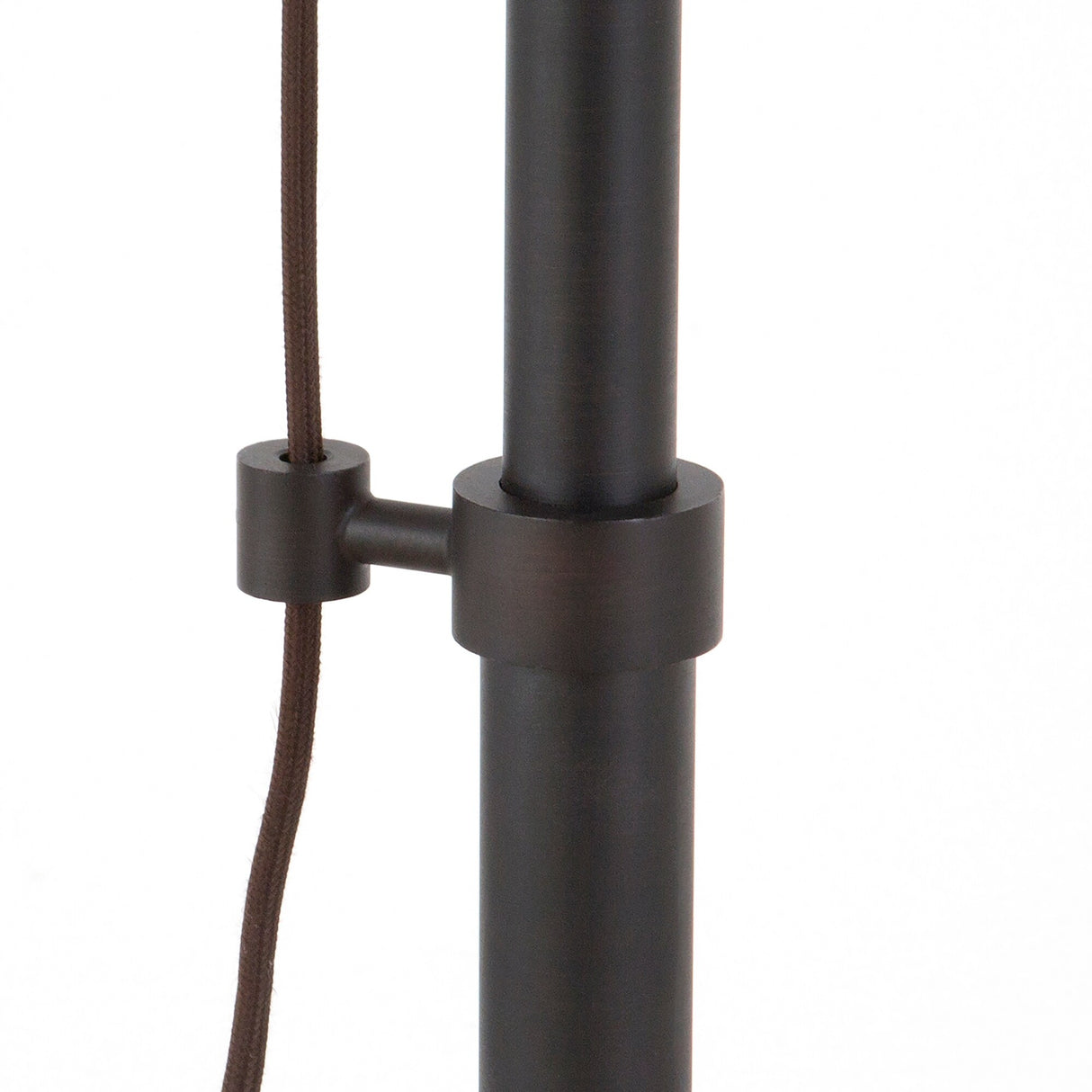 Carbon Loft Tirith Industrial Farmhouse Table Lamp with Pulley System