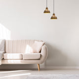 Carbon Loft Valemon 6.5-inch Hammered Metal 1-light Pendant