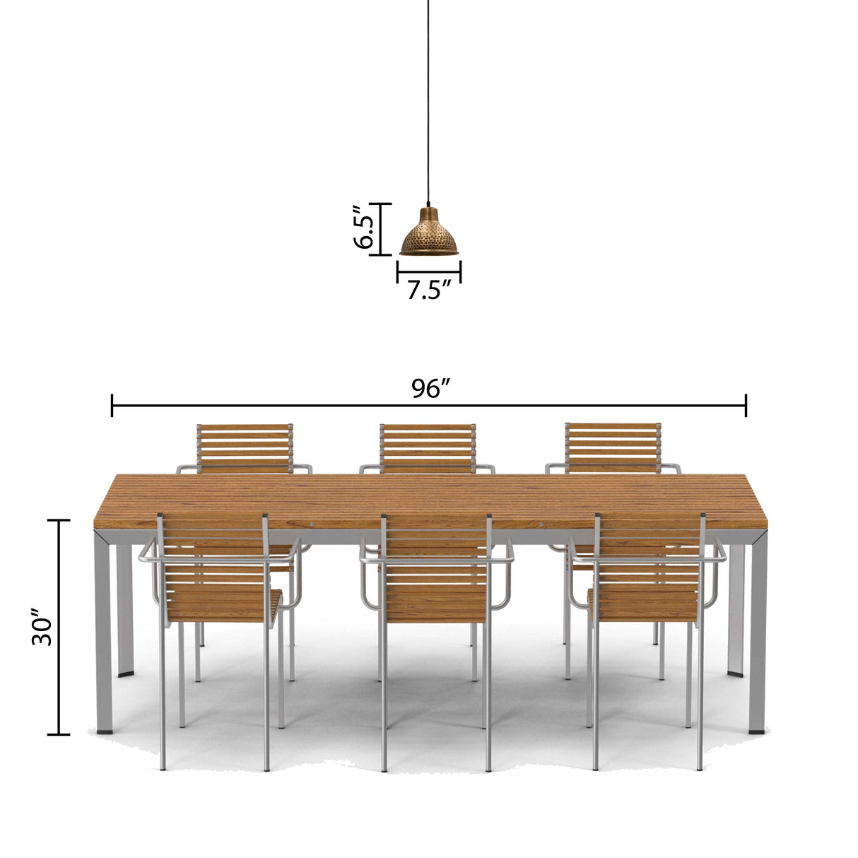Carbon Loft Valemon 6.5-inch Hammered Metal 1-light Pendant