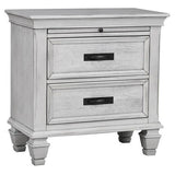 Carbon Loft Ventimiglia 2-drawer Nightstand with Pull Out Tray