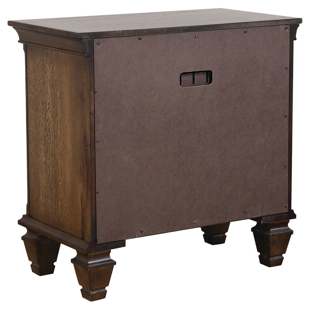 Carbon Loft Ventimiglia 2-drawer Nightstand with Pull Out Tray