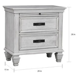 Carbon Loft Ventimiglia 2-drawer Nightstand with Pull Out Tray
