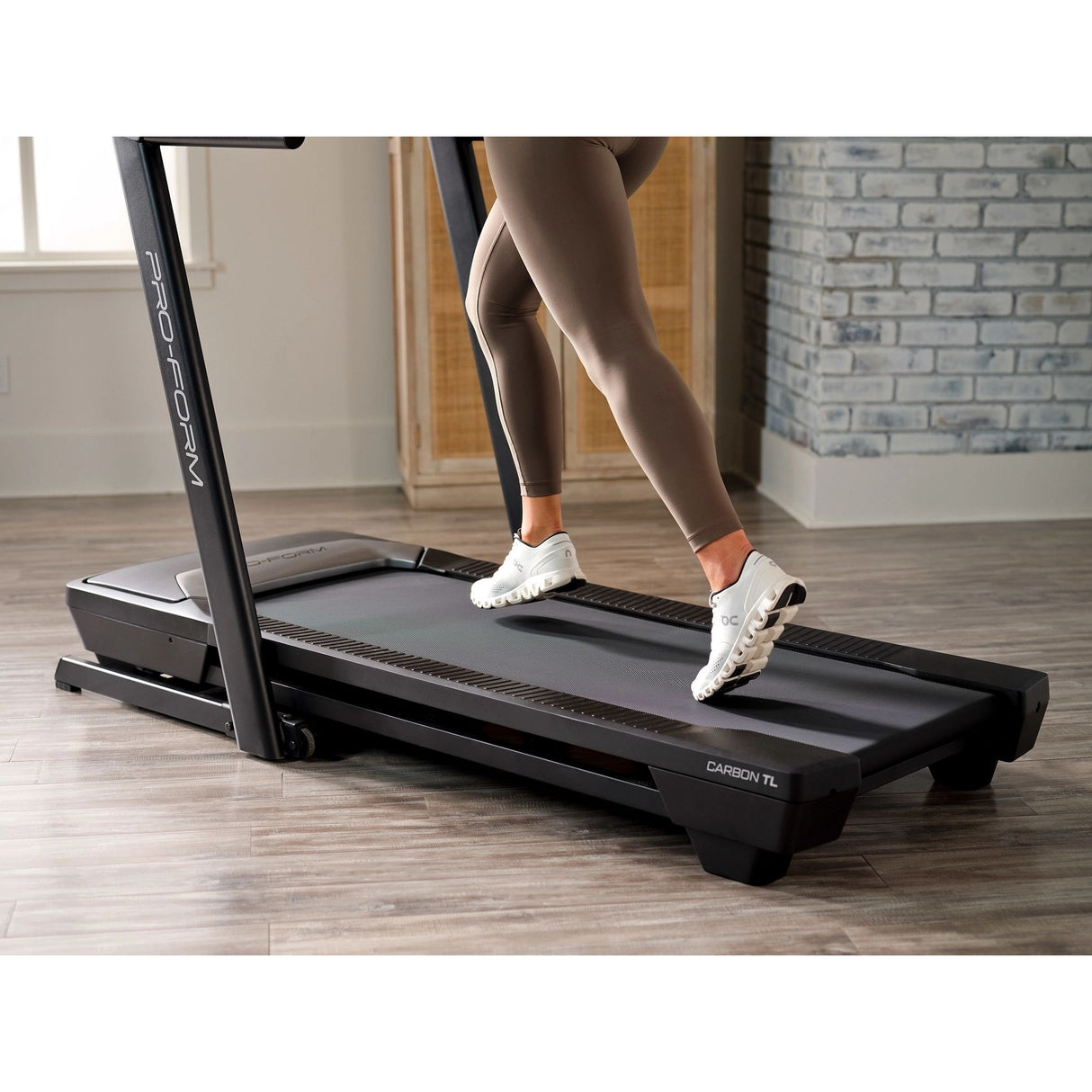 ProForm Carbon TL; Treadmill for Walking and Running with 5" Display, Built-In Tablet Holder and SpaceSaver Design