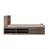 Carbon Modern Farmhouse Loft Multi-storage Platform Bed Set