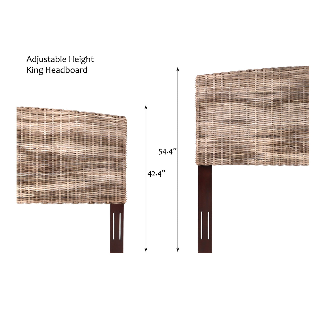 Cardiff Rattan Adjustable Headboard