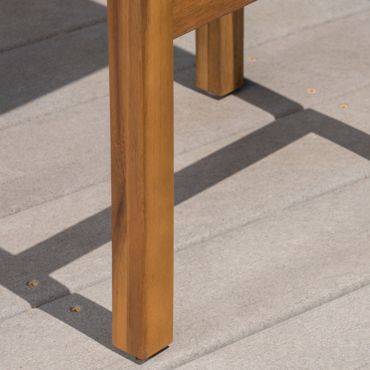 Caribbean Acacia Wood Outdoor Bar Stool (Set of 4) by Christopher Knight Home