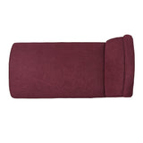 Carisia Mid Century Modern Fabric Chaise Lounge by Christopher Knight Home