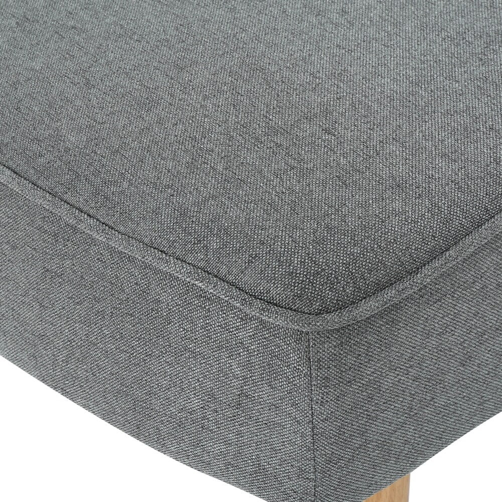 Carisia Mid Century Modern Fabric Chaise Lounge by Christopher Knight Home
