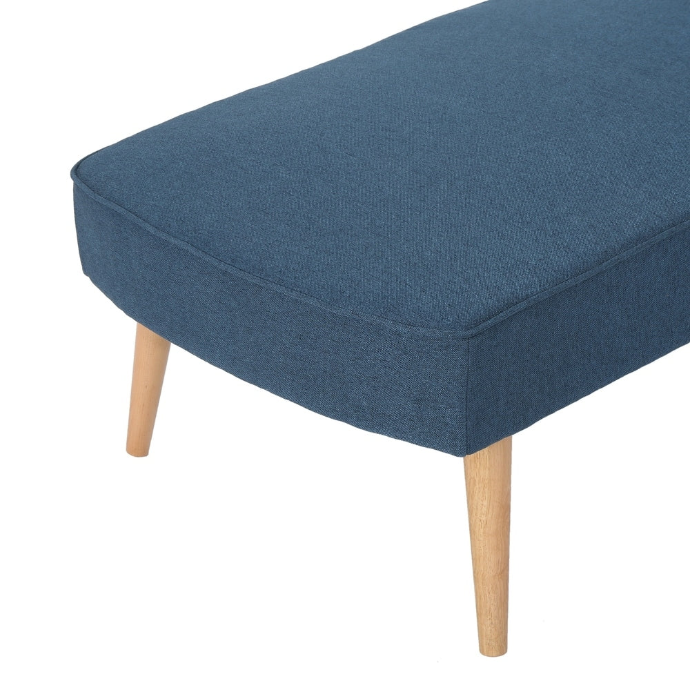 Carisia Mid Century Modern Fabric Chaise Lounge by Christopher Knight Home