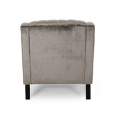 Carleson Velvet Glam Club Chair by Christopher Knight Home