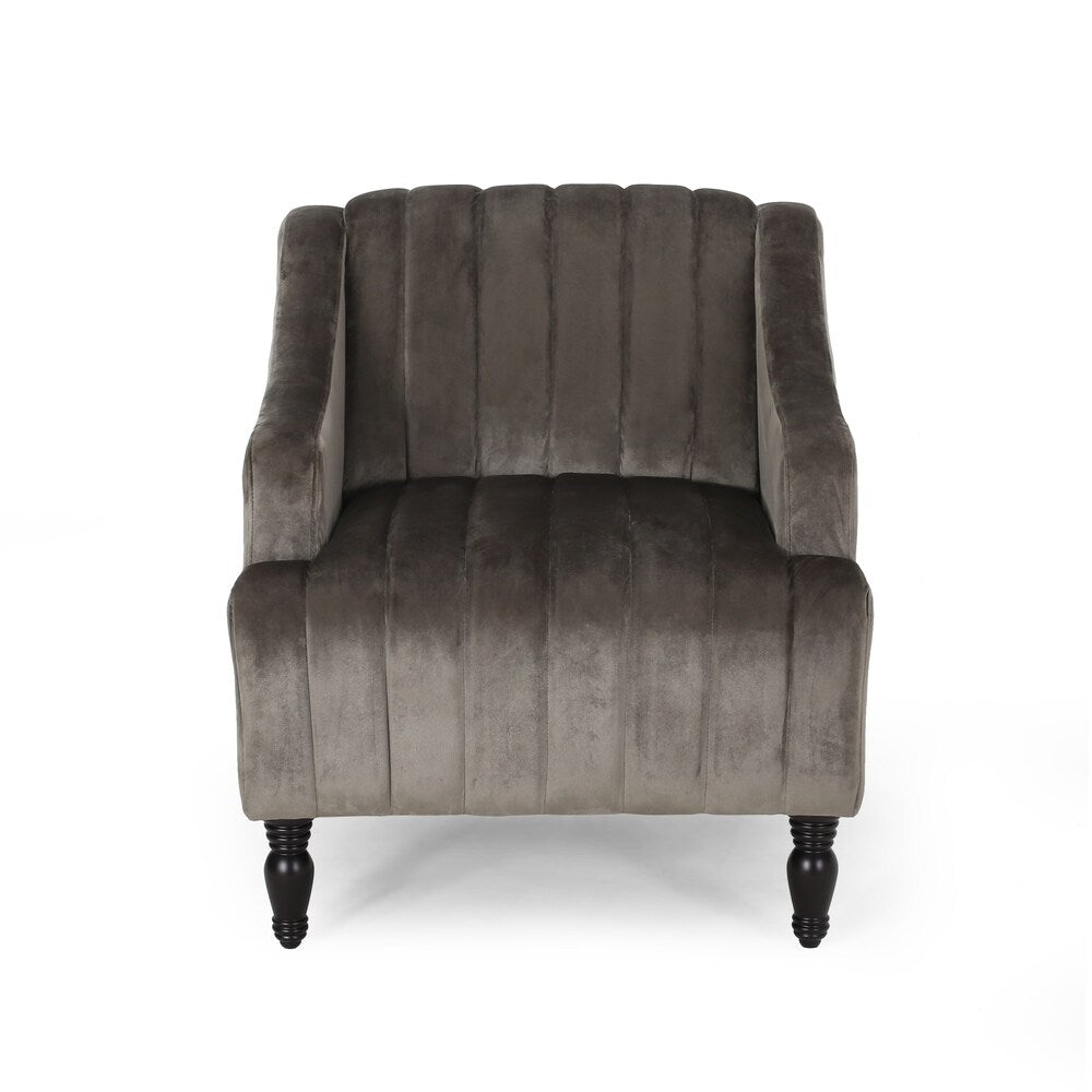 Carleson Velvet Glam Club Chair by Christopher Knight Home