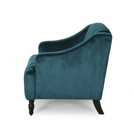 Carleson Velvet Glam Club Chair by Christopher Knight Home