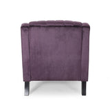 Carleson Velvet Glam Club Chair by Christopher Knight Home