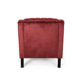 Carleson Velvet Glam Club Chair by Christopher Knight Home