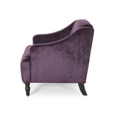 Carleson Velvet Glam Club Chair by Christopher Knight Home