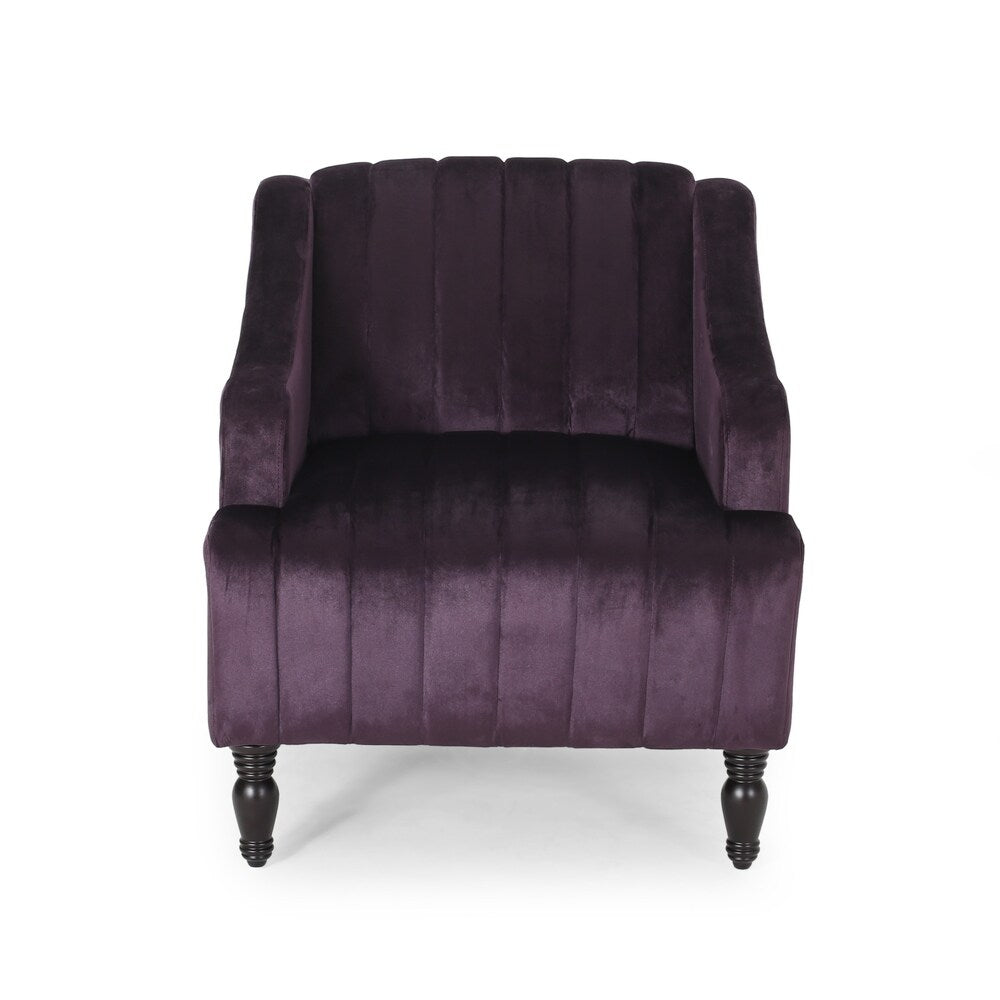 Carleson Velvet Glam Club Chair by Christopher Knight Home