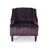 Carleson Velvet Glam Club Chair by Christopher Knight Home