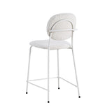 Carley Boucle Bar Height Stools (Set of 2)