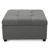 Carlsbad Tufted Square Storage Ottoman by Christopher Knight Home
