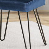 Carlstad Glam Tufted Velvet Dining Chairs (Set of 2) by Christopher Knight Home - N/A