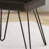 Carlstad Glam Tufted Velvet Dining Chairs (Set of 2) by Christopher Knight Home - N/A