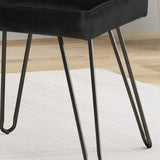 Carlstad Glam Tufted Velvet Dining Chairs (Set of 2) by Christopher Knight Home - N/A