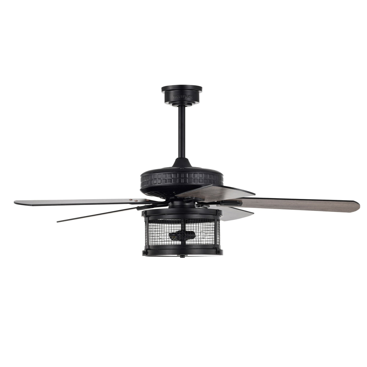 Carmella 25 Inch Industrial Style Lighted Ceiling Fan Cage with Remote