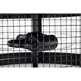 Carmella 25 Inch Industrial Style Lighted Ceiling Fan Cage with Remote