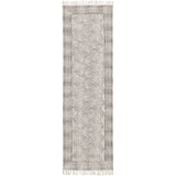 Livabliss Carnoustie Handmade Boho Border Cotton Area Rug
