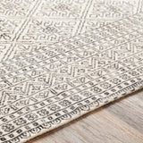 Livabliss Carnoustie Handmade Boho Border Cotton Area Rug