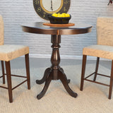 Carolina Living Fairview Round Pedestal Bar Table