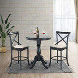 Carolina Living Fairview Round Pedestal Bar Table