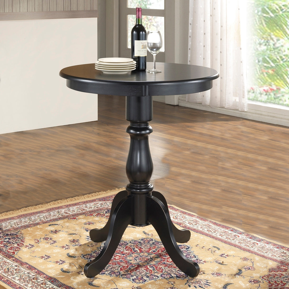 Carolina Living Fairview Round Pedestal Bar Table