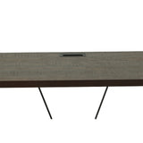 Carolina Living Kendall Computer Desk - Elm/Black