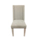 Carolina Living Laurant Upholstered Dining Chair - Set of 2 - Natural Driftwood - Fawn Upholstery