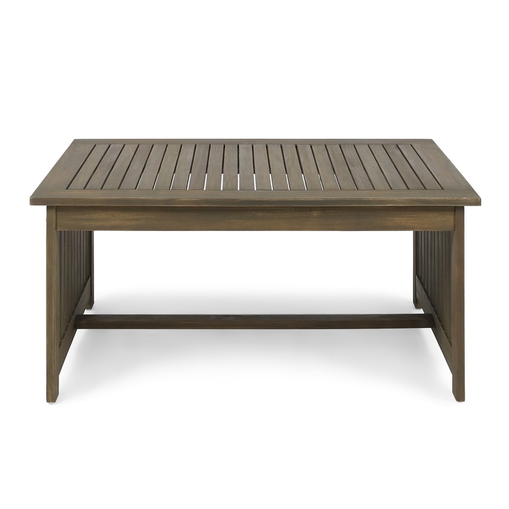 Carolina Outdoor Acacia Sofa and Coffee Table Set by Christopher Knight Home