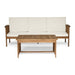 Carolina Outdoor Acacia Sofa and Coffee Table Set by Christopher Knight Home