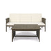 Carolina Outdoor Acacia Sofa and Coffee Table Set by Christopher Knight Home