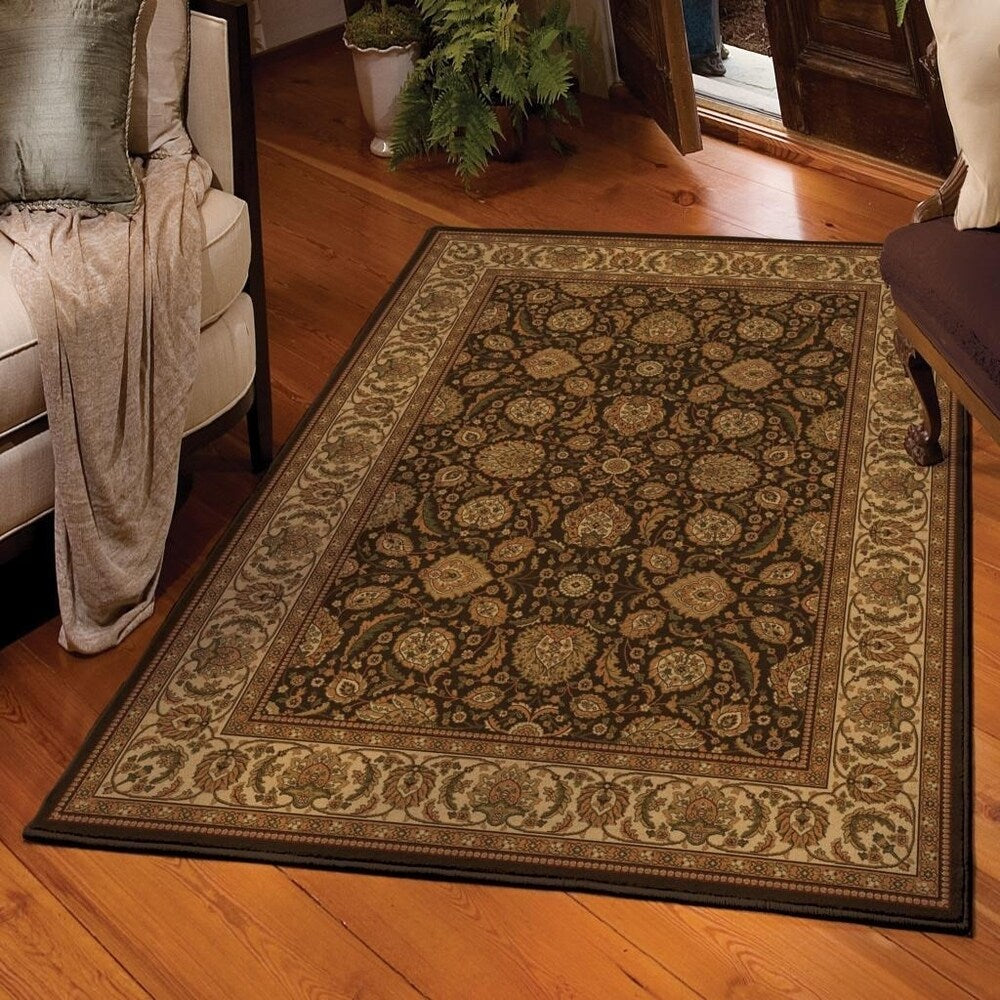Carolina Weavers American Heirloom Collection Farran Chocolate Area Rug