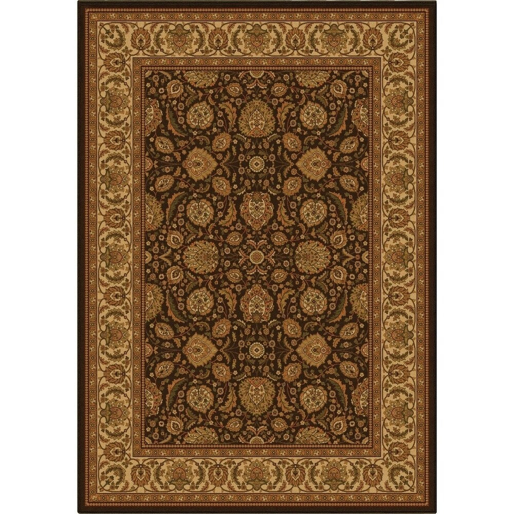 Carolina Weavers American Heirloom Collection Farran Chocolate Area Rug