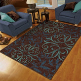 Carolina Weavers Cocamo Collection Journey Brown Area Rug (5'2 x 7'6) - 5'2" x 7'6"