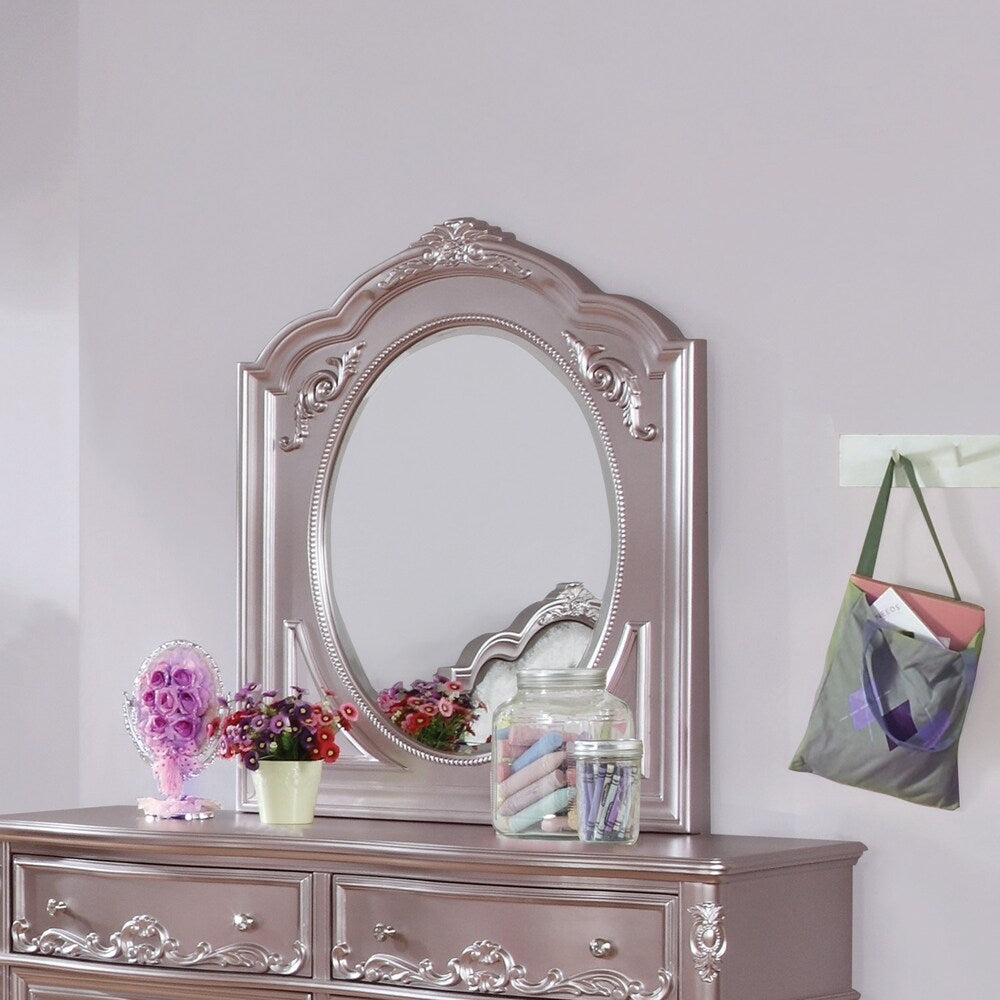 Coaster Furniture Caroline Metallic Lilac 5-piece Panel Bedroom Set