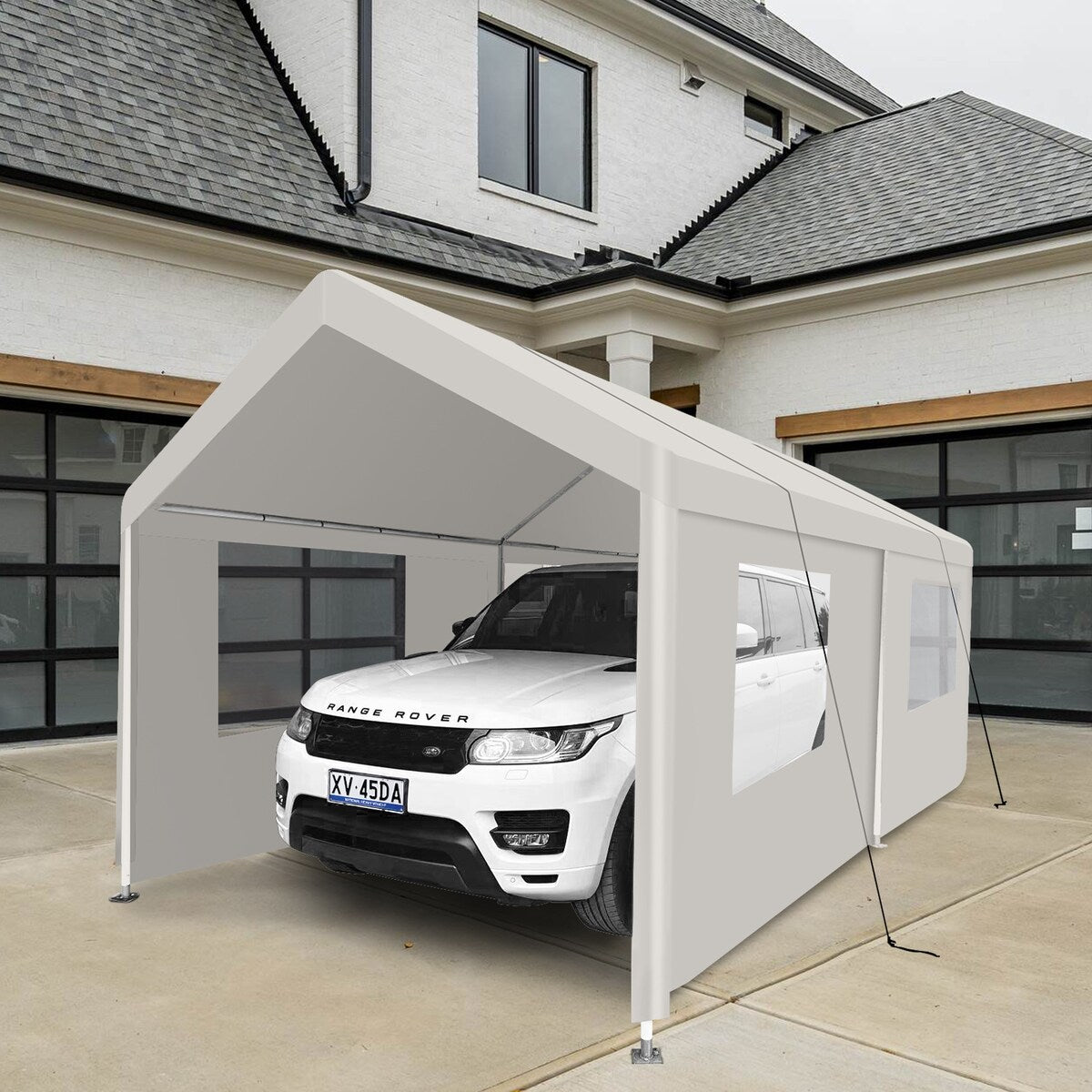 Carport, 10×20 Heavy Duty Portable Carport Garage Tent for Outdoor Storage Shelter