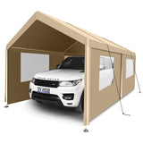 Carport, 10×20 Heavy Duty Portable Carport Garage Tent for Outdoor Storage Shelter